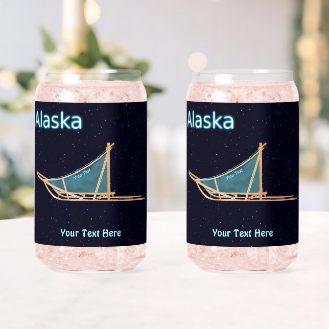 Dog Sled - Alaska Can Glass (Insitu (Wedding))