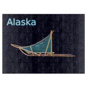 Dog Sled - Alaska Cutting Board