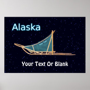 Dog Sled - Alaska Poster