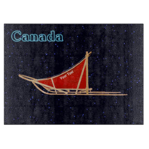 Dog Sled - Canada Cutting Board
