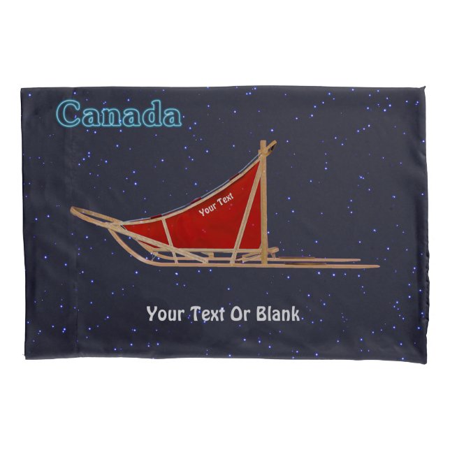 Dog Sled - Canada Pillowcase (Front)