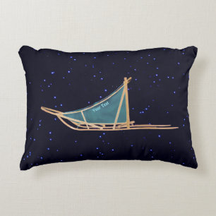Dog Sled Decorative Cushion