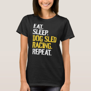 Dog Sled Racing Mushing T-Shirt
