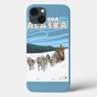 Dog Sledding Scene - Cordova, Alaska