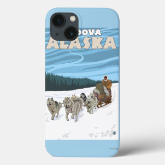 Dog Sledding Scene - Cordova, Alaska iPhone 13 Case