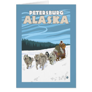 Dog Sledding Scene - Petersburg, Alaska