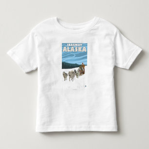 Dog Sledding Scene - Skagway, Alaska Toddler T-Shirt