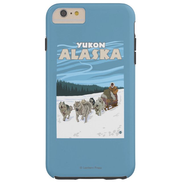 Dog Sledding Scene - Yukon, Alaska Case-Mate iPhone Case (Back)