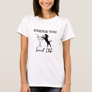 Dog Social Club Doxie Dog Mom Gift  T-Shirt