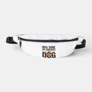 Dog Soulmate Funny Vintage Engraving T-Shirt Desig Bum Bags