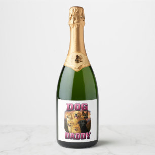 Dog sparkling wine label
