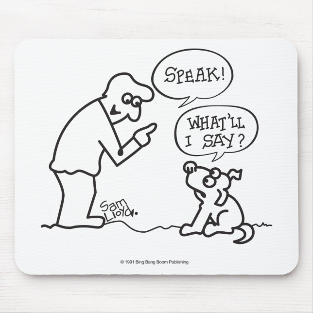 Dog-Speak Mouse Mat (Front)