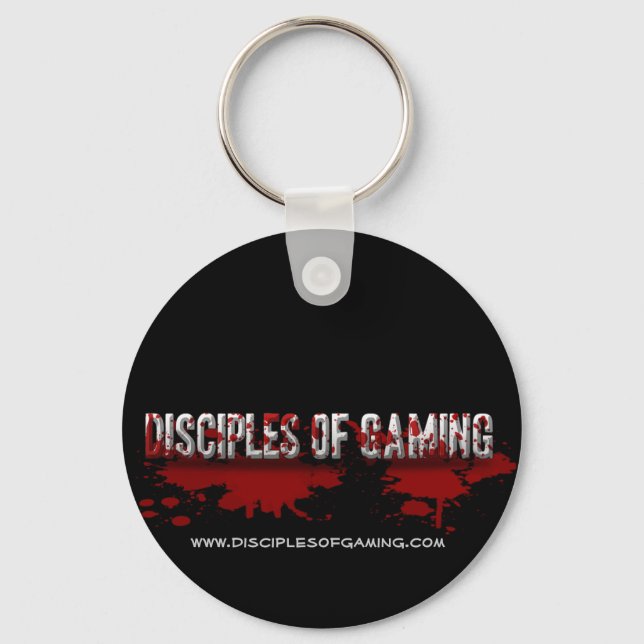 DoG Splatter Keychain (Front)