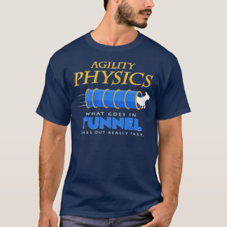 Dog sport agility tunnel funny saying gift  T-Shirt