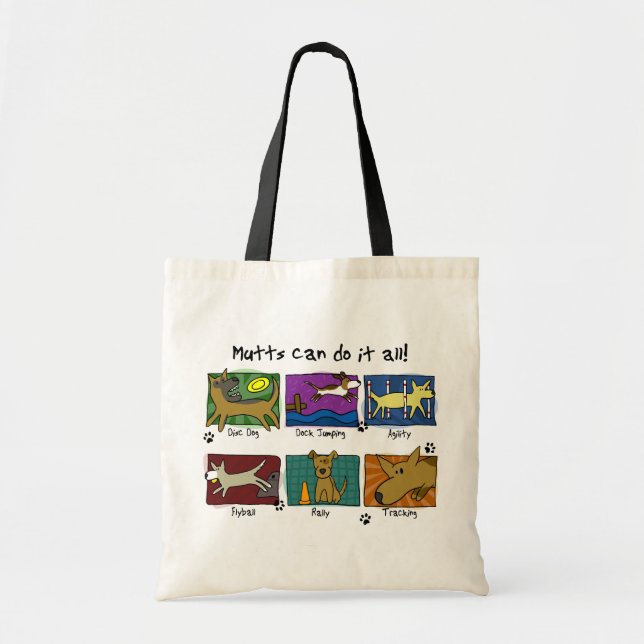 Dog Sports Mutts Tote Bag (Front)
