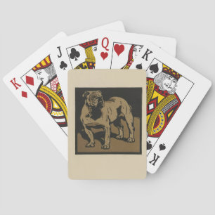 Dog - Square Animals Illustration Playing Cards