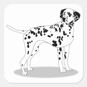 Dog Square Sticker