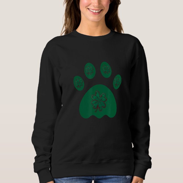 Dog St Patricks Day Pet Funny Designe For Dogs Sweatshirt (Front)
