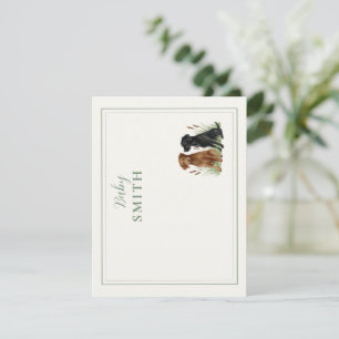 Dog Stationery Card