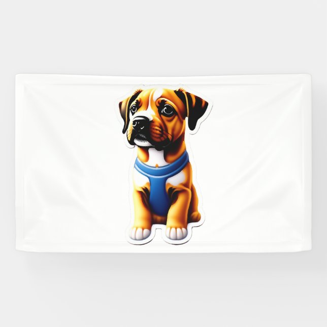 Dog sticker banner (Horizontal)