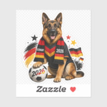 Dog Sticker Soccer 2026