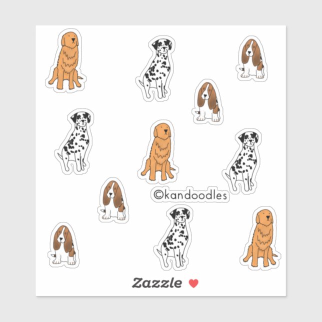 Dog Stickers (Sheet)