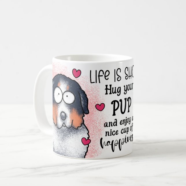 Dog Sublimation mug (Front Left)