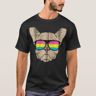 Dog Sunglasses Panseual Pride Puppy Lover LGBTQ Al T-Shirt