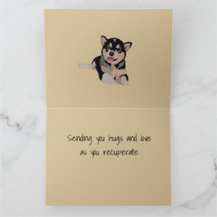 Dog Support Squad Get Well Soon Card