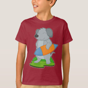 Dog Surfer Surfboard T-Shirt