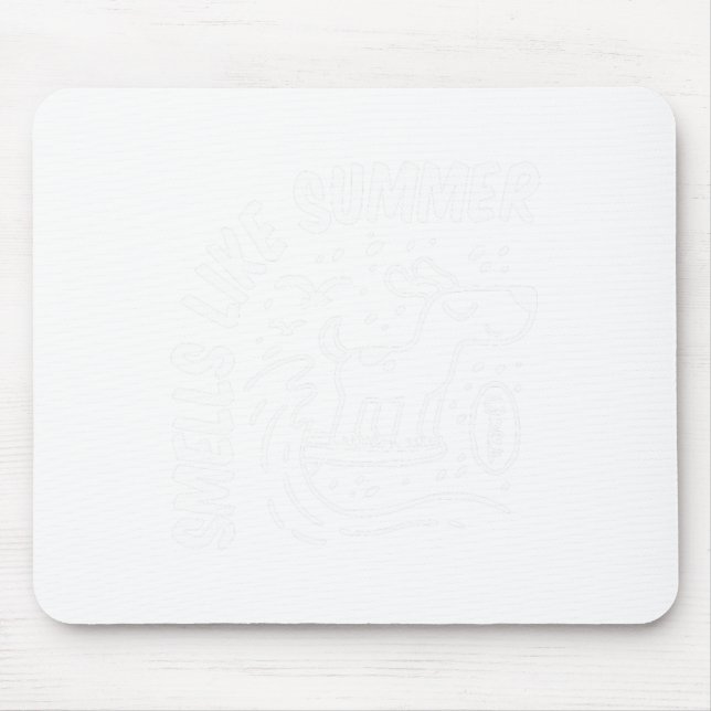 Dog Surfing  Mouse Mat (Front)