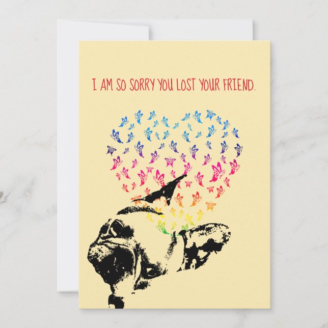 Dog Sympathy Card (Front)