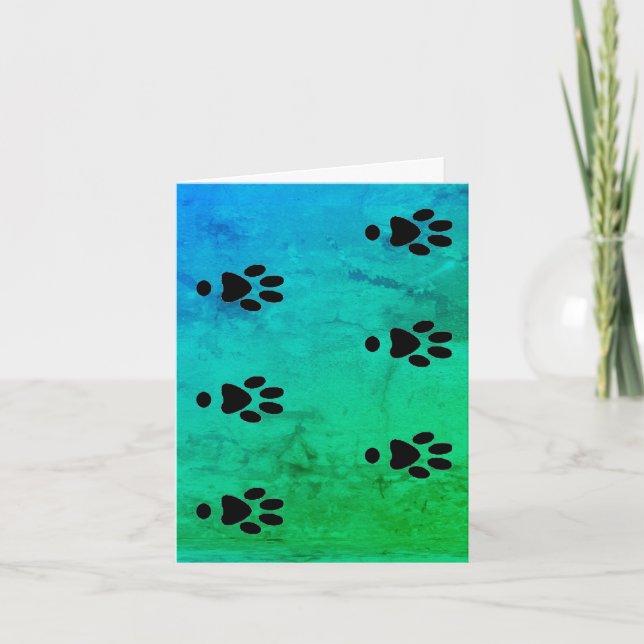 Dog Sympathy card by dalDesignNZ (Front)