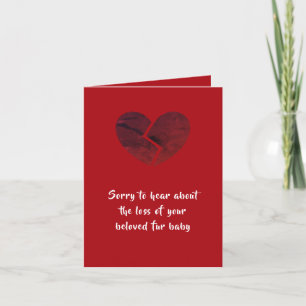 dog sympathy card by dalDesignNZ