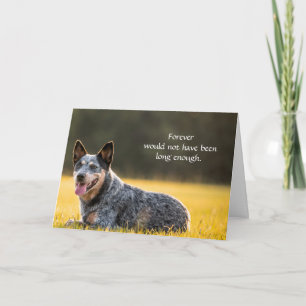 Dog Sympathy Card for Loss Memorial with photo