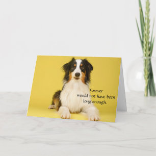 Dog Sympathy Card for Loss Memorial with photo