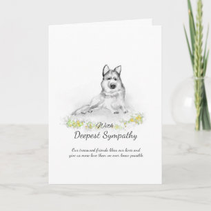 Dog Sympathy Card - German Shepherd Sympathy