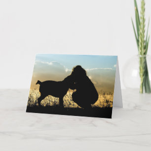 Dog Sympathy Card Memorial Rainbow's End Poem