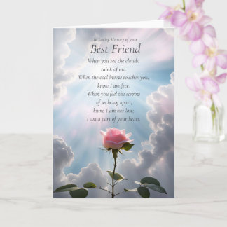 Dog Sympathy Pet Loss Memorial with Poem Card