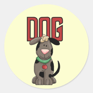 Dog T-shirts and Gifts Classic Round Sticker