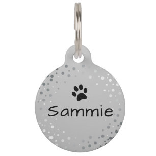 Dog Tag Custom Gray