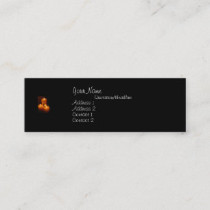 Dog Tags and Candles - Military - Business Card