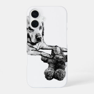 Dog & Teddy Artistic Phone Case