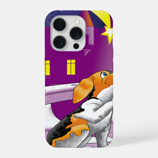 dog telescope iPhone case (Back)