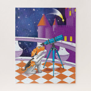 dog telescope jigsaw puzzle