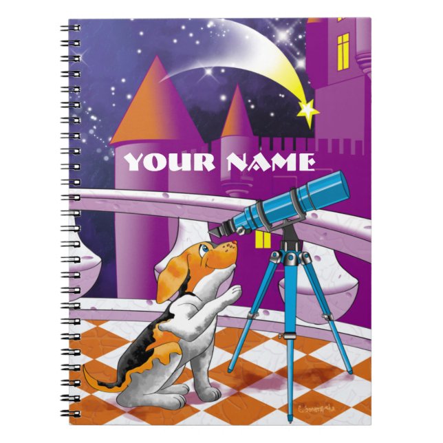 dog telescope notebook (Front)