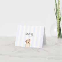 Dog Thank You Card - Let's Pawty Collection