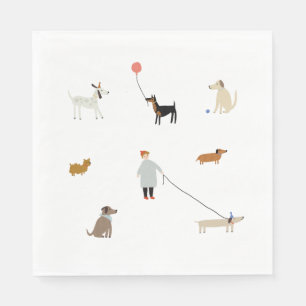 Dog Themed Birthday Party Napkins