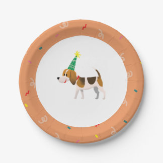 Dog Themed Birthday Party Plates