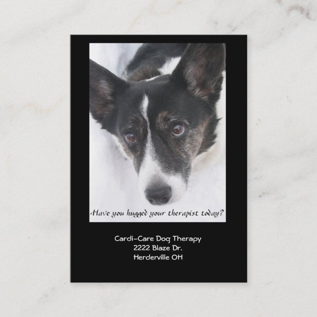 Dog Therapy Business Card II (Front)
